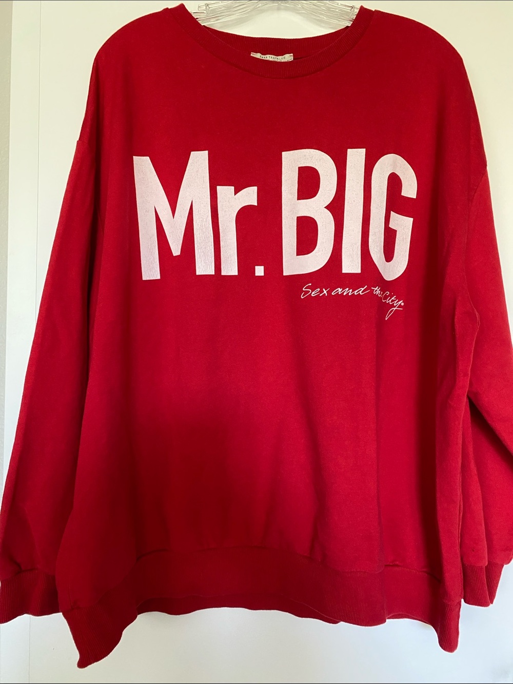Zara Sex In The City Graphic Mr Big Sweatshirt Oversized Boyfriend Fit Bloggers - Picture 2 of 9